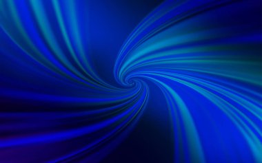 Eğri çizgileri olan hafif BLUE vektör arkaplanı.