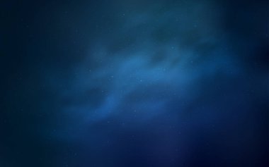 Kozmik Yıldızlar ile açık mavi vektör düzeni.