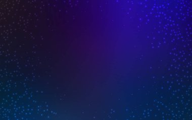 Koyu mavi vektör doku ile Samanyolu yıldız.