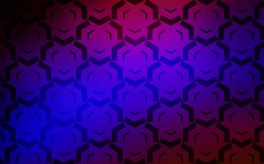 Koyu mavi, kırmızı çizgili vektör arkaplanı.