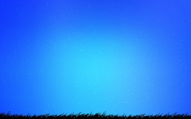 Gökada yıldız ışık mavi vektör arka plan.