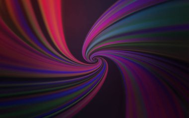 Eğri çizgileri olan koyu mor vektör şablonu.