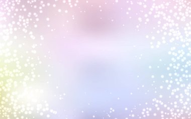 Gece gökyüzü yıldızları ile Açık Çok Renkli vektör deseni.