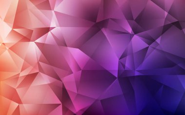 Koyu Pembe, Kırmızı vektör poligonal desen.