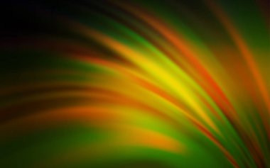 Koyu Turuncu vektör parlak şablonu bulanıklaştırdı.