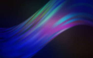 Açık mavi, kozmik yıldızlar ile kırmızı vektör düzeni.