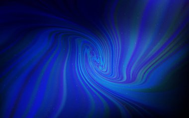 Koyu mavi vektör düzen kozmik yıldız ile.