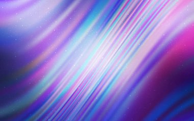 Hafif pembe, mavi vektör arka plan gökada yıldız ile.