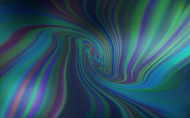 Gece gökyüzü desenle ışık mavi vektör yıldız.