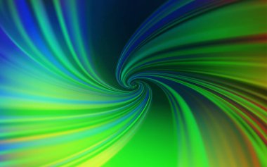 Açık Mavi, Kavisli çizgilerle yeşil vektör dokusu.