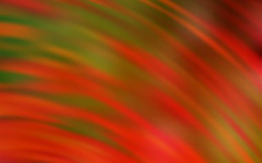 Bükülmüş çizgilerle Açık Turuncu vektör dokusu.