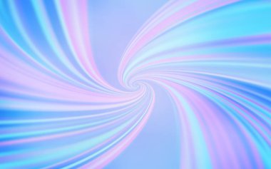 Pembe ışık, vektör zemin eğri çizgiler ile mavi.