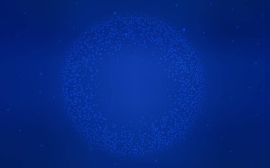 Gece gökyüzü desenle koyu mavi vektör yıldız.