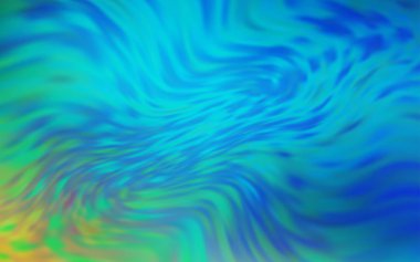 Açık mavi, yeşil vektör parlak deseni bulanıklaştırdı.