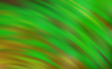 Eğri çizgileri olan açık yeşil vektör arkaplanı.