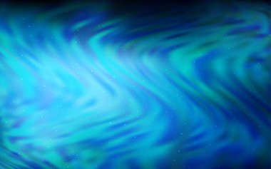 Koyu mavi vektör düzen kozmik yıldız ile.