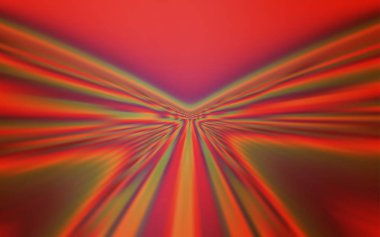 Bükülmüş çizgileri olan Açık Turuncu vektör şablonu.