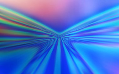 Kavisli çizgilerle Açık Mavi vektör düzeni.