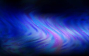 Gece gökyüzü desenle koyu mavi vektör yıldız.