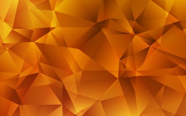 Açık Turuncu vektör üçgen arkaplan.