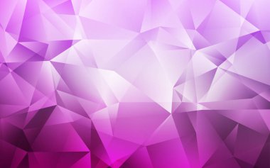 hafif pembe vektör poligonal arka plan.