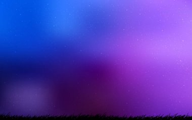 Koyu pembe, mavi düzen kozmik yıldız ile vektör.