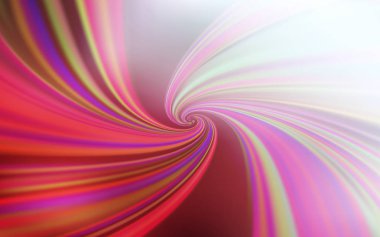 Bükülmüş çizgileri olan açık kırmızı vektör arkaplanı.