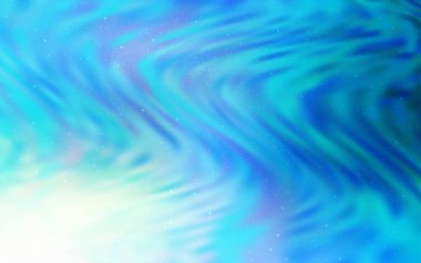 Gece gökyüzü desenle ışık mavi vektör yıldız.