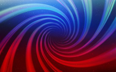 Açık Mavi, Gece gökyüzü yıldızları ile kırmızı vektör deseni.