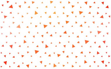 Işık turuncu vektör degrade üçgenler şablonu.