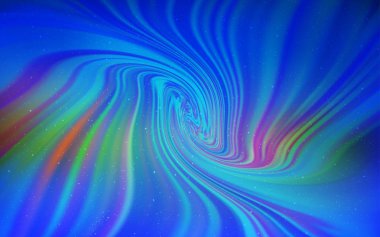 Açık Mavi, Kozmik yıldızlarla sarı vektör düzeni.