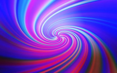 Açık Mavi, eğri çizgileri olan kırmızı vektör arkaplanı.