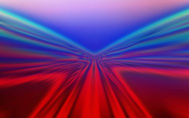 Açık Mavi, kırmızı çizgili vektör şablonu.