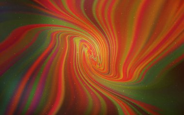 Kozmik yıldızlarla Açık Turuncu vektör düzeni.