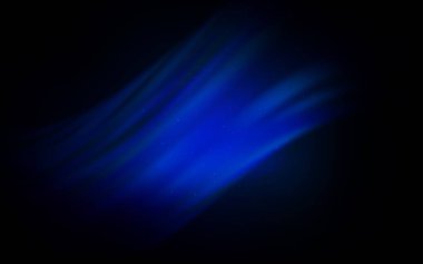 Koyu mavi vektör düzen kozmik yıldız ile.