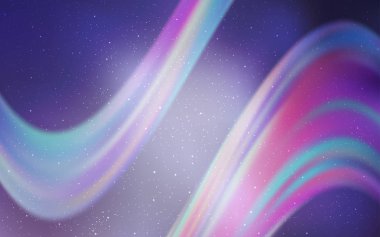 Mor vektör doku ile Samanyolu yıldız ışık.