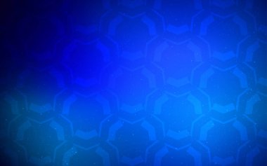 Kavisli çizgilerle koyu mavi vektör düzeni.