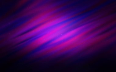 Uzay yıldızları ile Koyu Mor, Pembe vektör şablonu.