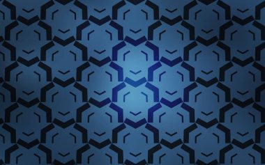 Wry çizgileri ile hafif BLUE vektör şablonu.