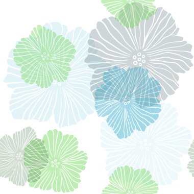 Çiçekli koyu çok renkli vektör dikişsiz zarif duvar kağıdı.