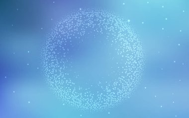 Hafif mavi vektör şablon alan yıldız.