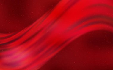 Astronomik yıldızlar ile açık kırmızı vektör arka plan.