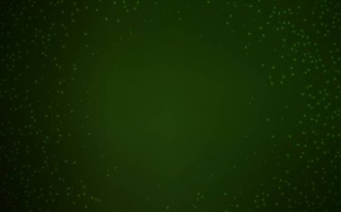Samanyolu yıldızları ile Koyu Yeşil vektör dokusu.