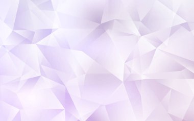 Açık Mor vektör çokgen deseni.