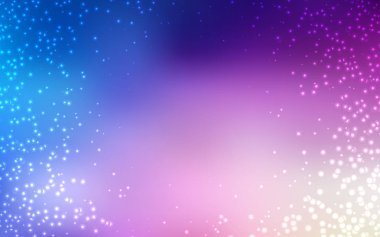 Pembe ışık, vektör şablon alan yıldız ile mavi.