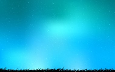 Hafif mavi vektör şablon alan yıldız.