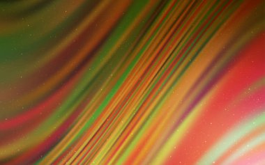 Uzay yıldızları ile Koyu Turuncu vektör şablonu.