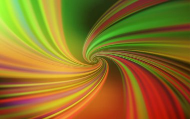 Açık Yeşil, Eğri çizgilerle sarı vektör dokusu.