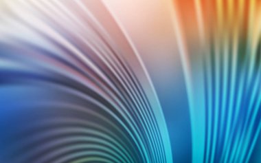 Açık Mavi, Eğri çizgilerle sarı vektör düzeni.