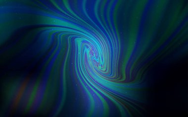 Koyu mavi vektör arka plan gökada yıldız ile.